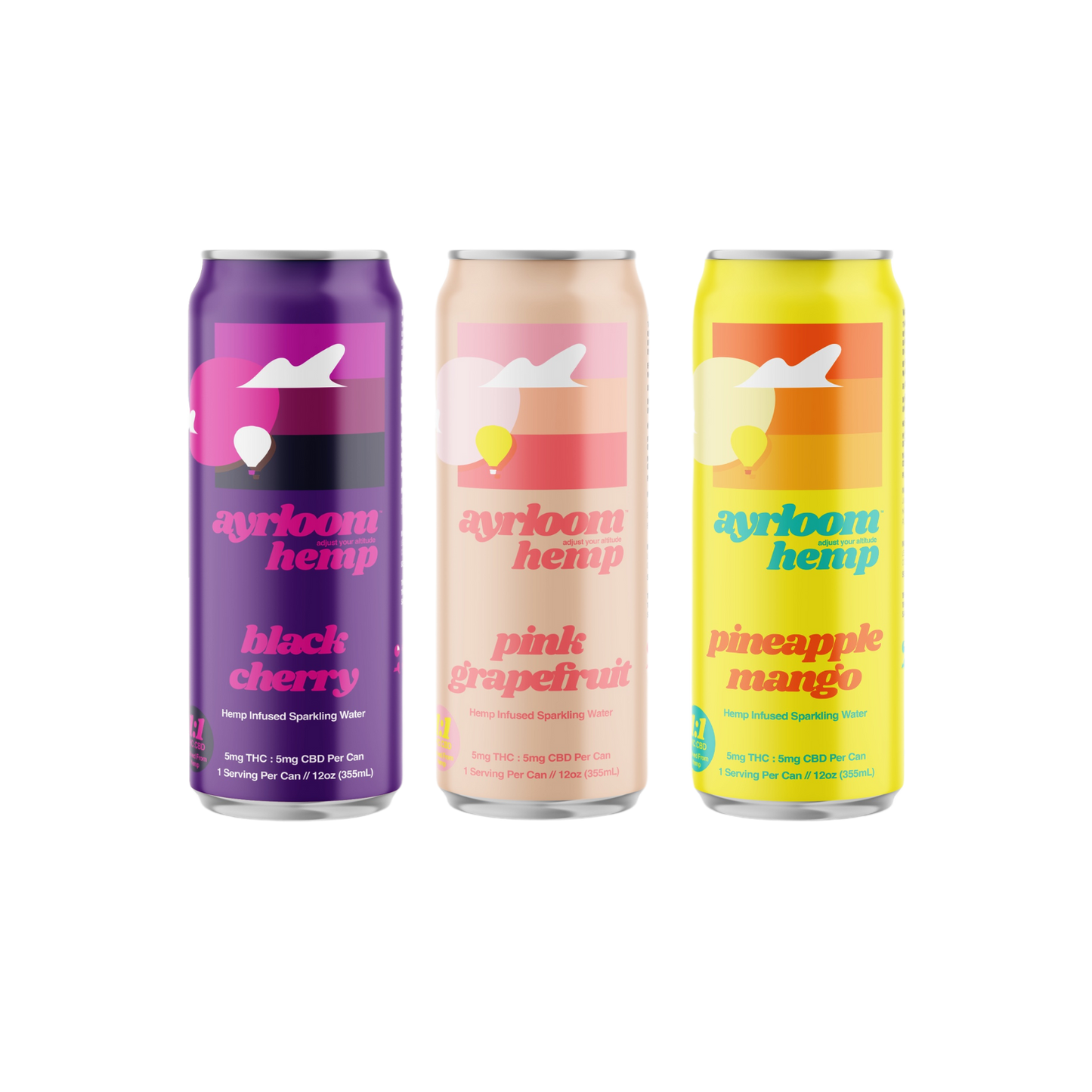 
                  
                    ayrloom ™ Hemp Sparkling Water Variety Pack
                  
                