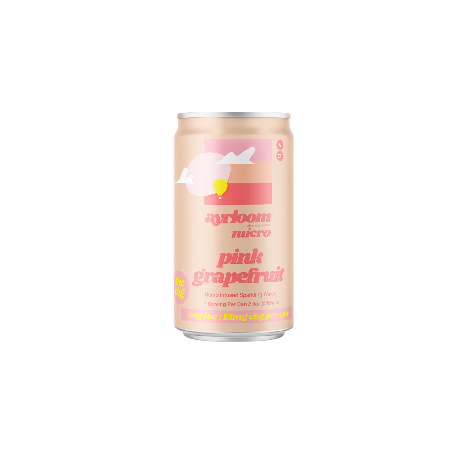 ayrloom ™ micro Pink Grapefruit Sparkling Water