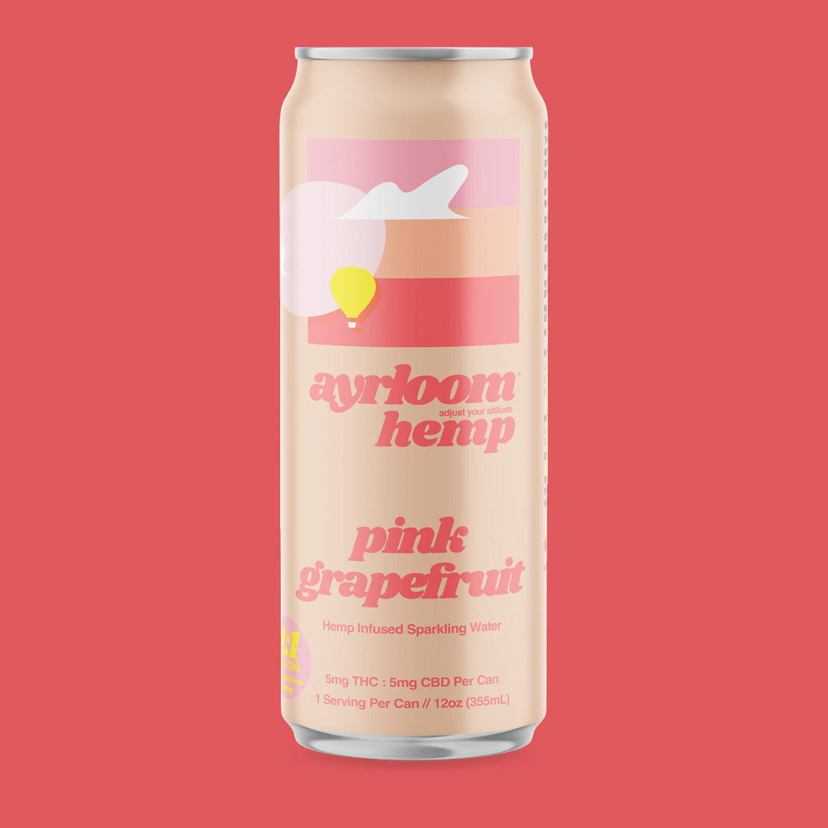 ayrloom ™ Hemp Pink Grapefruit Sparkling Water