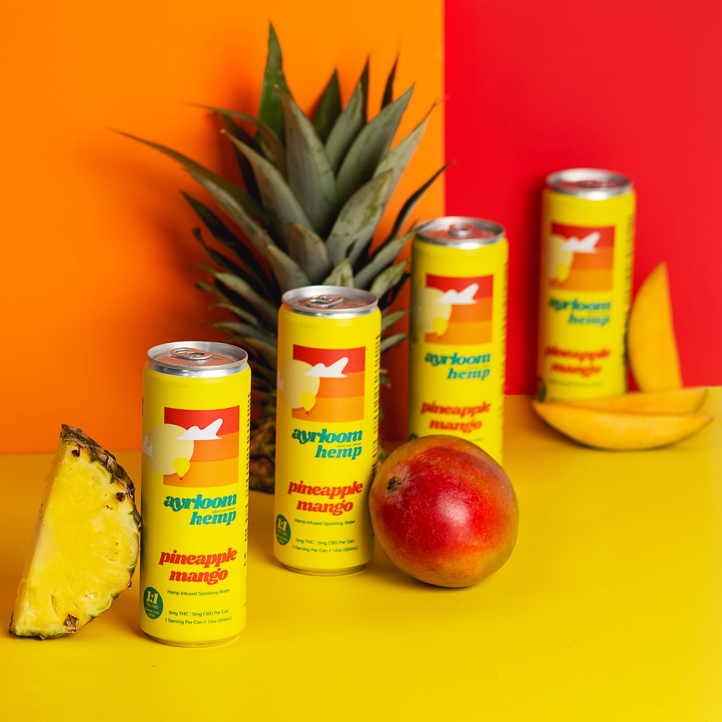 
                  
                    ayrloom ™ Hemp Pineapple Mango Sparkling Water
                  
                