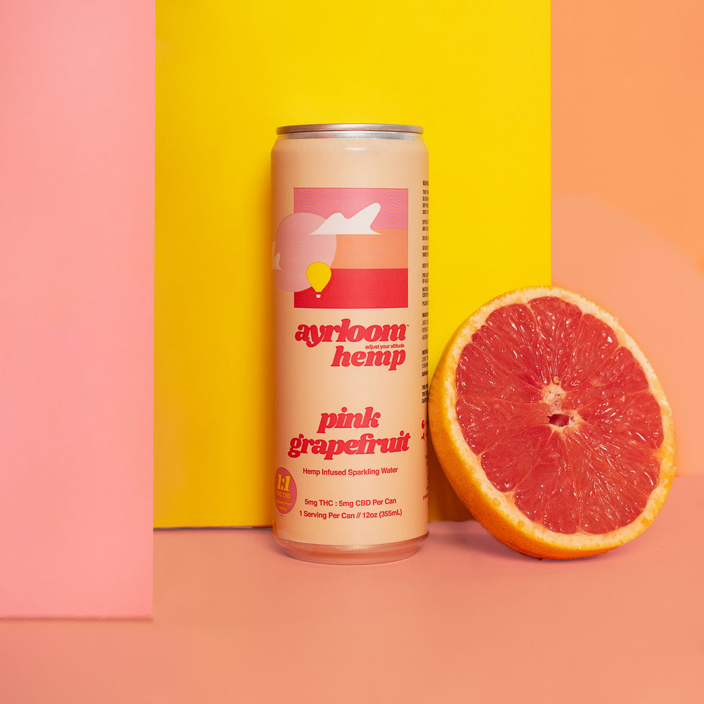 
                  
                    ayrloom ™ Hemp Pink Grapefruit Sparkling Water
                  
                